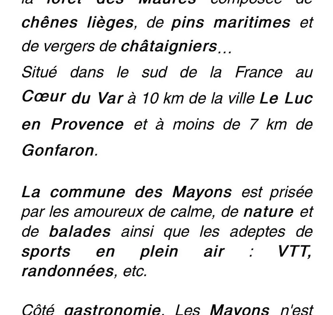 Le Mas Saint Jean Les Mayons 0*,